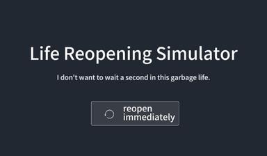 Life Reopening Simulator